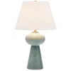Uttermost Elwyn 25 3/4" Dusty Blue Ceramic Table Lamp In Multi