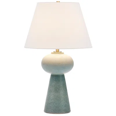 Uttermost Elwyn 25 3/4" Dusty Blue Ceramic Table Lamp In Multi