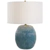 Uttermost Elysia Blue Ceramic Accent Table Lamp