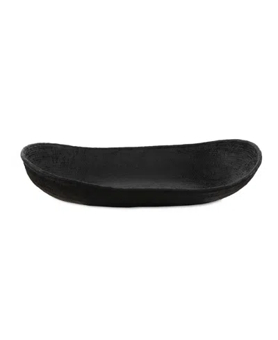 Uttermost Ember Weave Indoor & Outdoor Bowl In Black