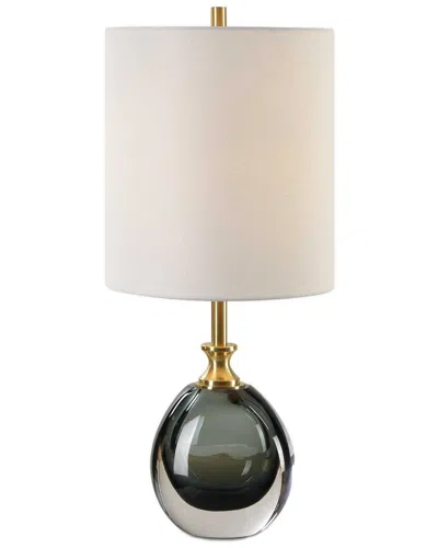Uttermost Enigma Glass Buffet Lamp In Black