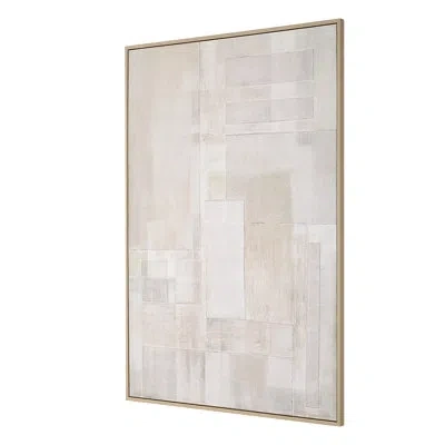 Uttermost Erase Canvas Abstract Art In Multicolor