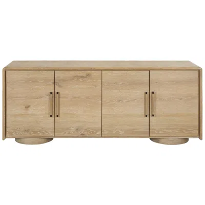 Uttermost Evanston 78 3/4" Wide 4 Door Cabinet In Brown