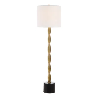 Uttermost Ezra 37" High Antique Brass Metal Buffet Lamp