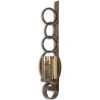 Uttermost Falconara Metal Wall Sconce In Brown