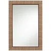 Uttermost Farria 24" X 36" Matte Natural Rectangular Wall Mirror