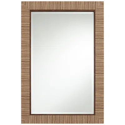 Uttermost Farria 24" X 36" Matte Natural Rectangular Wall Mirror