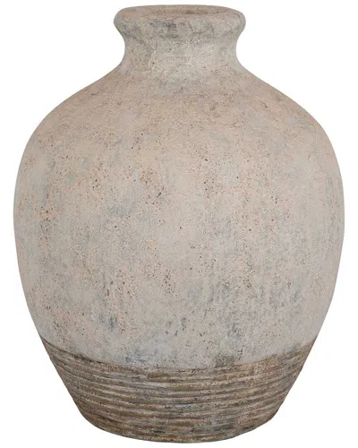 Uttermost Fernandina Oversized Rustic Vase In Neutral