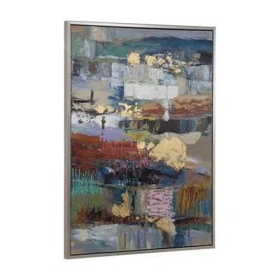 Uttermost 'fiesta' - Floater Frame Painting Print On Canvas In Multicolor