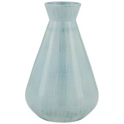 Uttermost Flare Spire 18" High Powder Blue Ceramic Outdoor Vase