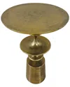 Uttermost Flight Accent Table In Gold