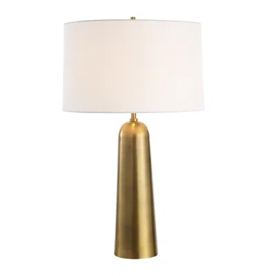 Uttermost Flinchem Plated Antique Brass Table Lamp