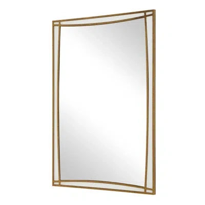 Uttermost Florence Antique Gold Mirror In Brown