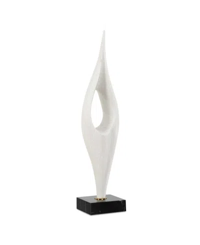 Uttermost Fluid Drop Sculpture In White