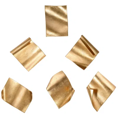 Uttermost Fluttering Pages Gold Set Of 6 Wall Décor