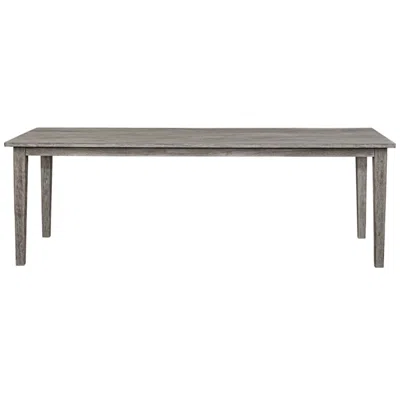 Uttermost Forsyth 92" W Gray Mahogany Outdoor Dining Table