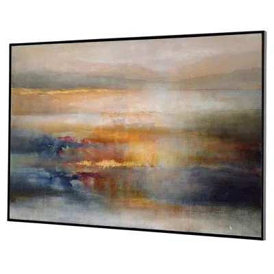 Uttermost Framed Print In Blue;orange;magenta