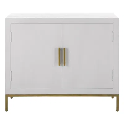 Uttermost Front Range 40 1/4" Wide White 2-door Cabinet