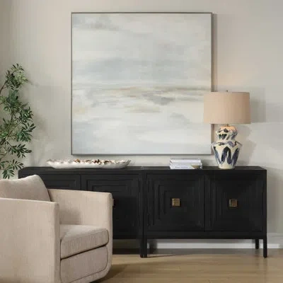 Uttermost Furthest Thing Canvas Landscape Art In Brown;white;gray