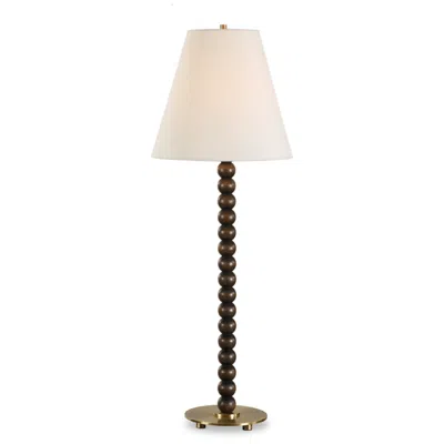 Uttermost Gallus 34" Dk Walnut Sphere Table Lamp