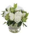 Uttermost Garden Peony Bouquet In White