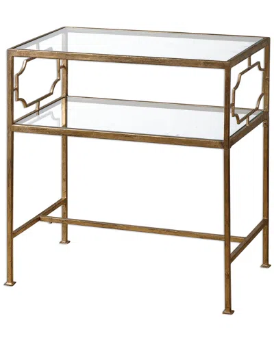 Uttermost Genell Side Table In Brown