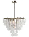 Uttermost Goccia 6-light Tear Drop Pendant In Silver