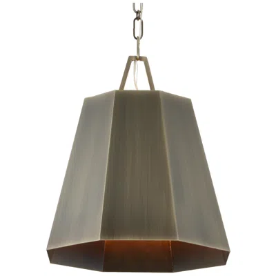 Uttermost Granada 15" Wide Weathered Brass 1-light Pendant