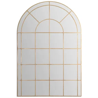 Uttermost Grantola Gold 47 3/4" X 71 3/4" Arch Oversized Wall Mirror