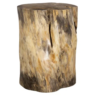 Uttermost Habitat Natural Tamarind Wood Accent Stool