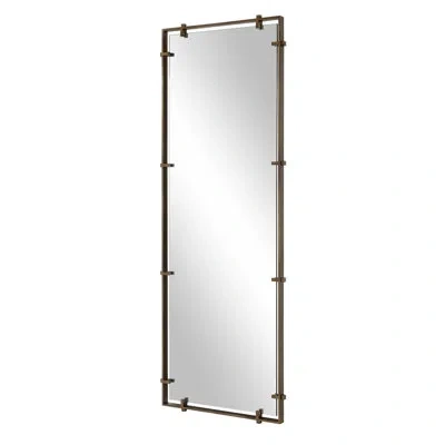Uttermost Hann Full Length Bronze Mirror In Brown