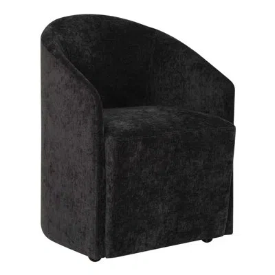 Uttermost Harbor Flax Dining Chair In Black