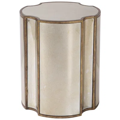 Uttermost Harlow 20" Wide Mirrored Quatrefoil Accent Table