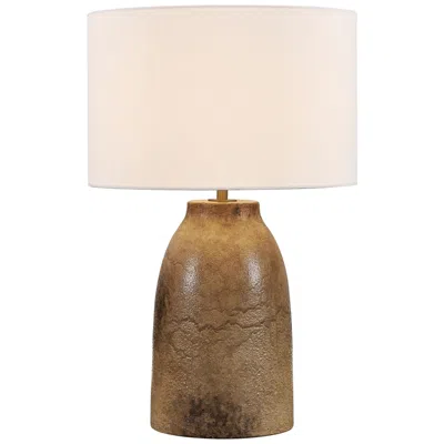 Uttermost Harris 28 1/4" Mottled Brown Ceramic Table Lamp