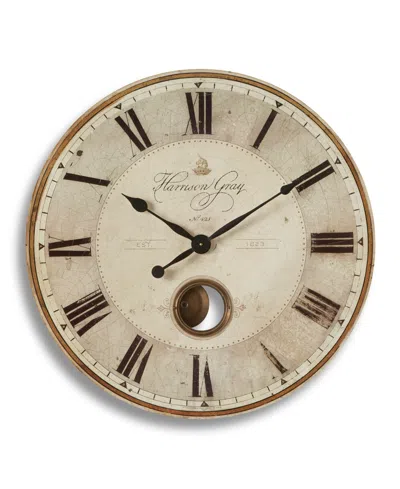 Uttermost Harrison 23" Wall Clock In Bronze