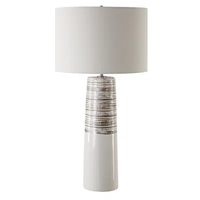 Uttermost Haven 29 1/2" White And Brown Ceramic Table Lamp