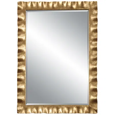 Uttermost Haya Antiqued Gold Leaf 28 1/4" X 40" Wall Mirror
