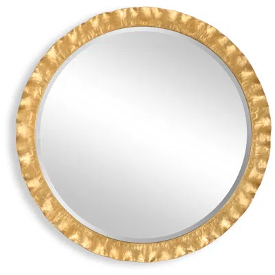 Uttermost Haya Gold 39 3/4" Round Wall Mirror