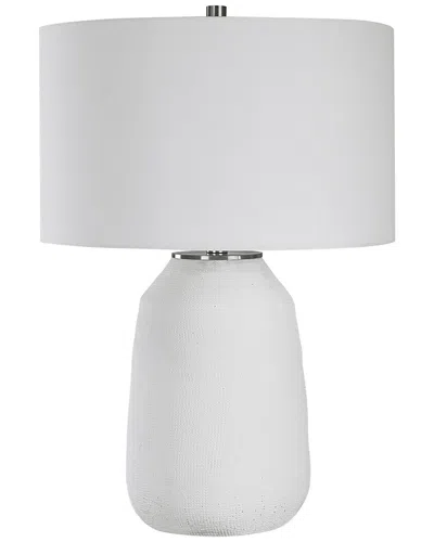 Uttermost Heir Chalk Table Lamp In White