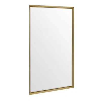 Uttermost Heisler Brass Mirror In Gold;brass