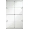 Uttermost Henri 26 1/2" X 44" Curved Multi Panel Wall Mirror