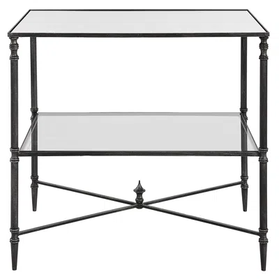 Uttermost Henzler Steel Lamp Table