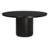 Uttermost Hersch Round Black Dining Table In Black