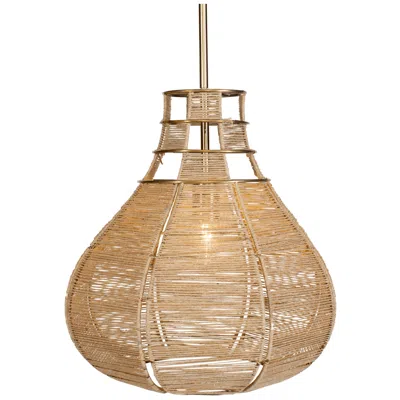 Uttermost Hestia 16" Wide 1 Lt Natural Rope Pendant