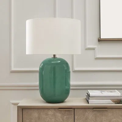 Uttermost Hollis Teal Table Lamp In Green