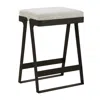 Uttermost Hover 26" High Black Counter Stool