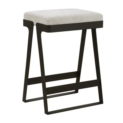 Uttermost Hover 26" High Black Counter Stool