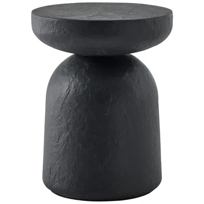 Uttermost Hurlee Outdoor 20" H X 15 1/2" W Black Grc Accent Table