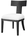 Uttermost Idris Armless Chair In Black