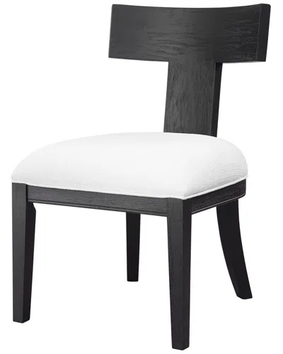 Uttermost Idris Armless Chair In Black